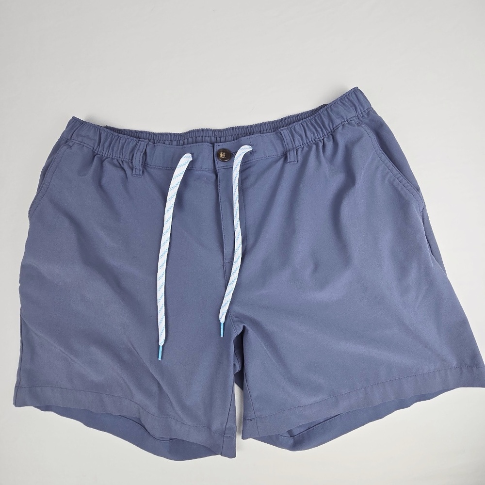 Chubbies Men's Everywear Shorts XXL (40-42) Light Blue 6" Inseam Elastic Waist